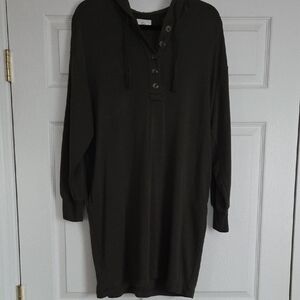 Lou & Grey Black Long Sleeve Dress